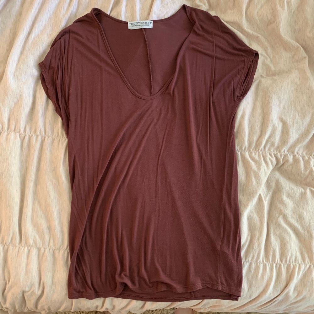 Rust colored top from UO